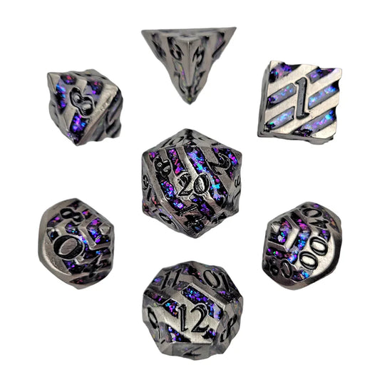 Celestial Ore Mini Metal Dice Set Forged Gaming