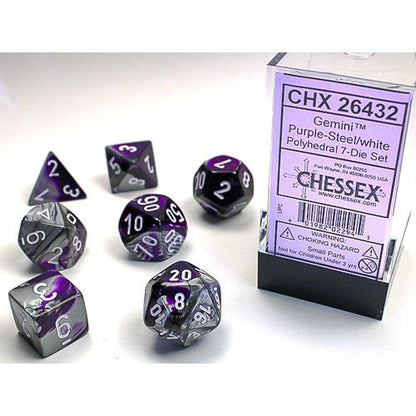 Chessex Gemini Polyhedral 7ct Dice Set