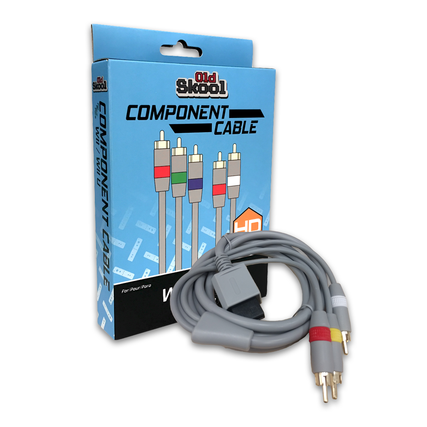 Old Skool Component AV Cable for Nintendo Wii / Wii U