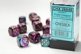 Chessex Gemini 16mm D6 12ct Dice Set