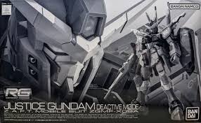 Premium Bandai RG 1/144 ZGMF-X09A Justice Gundam DEACTIVE MODE