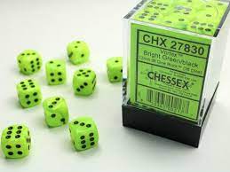 Chessex Vortex 12mm D6 36ct Dice Set