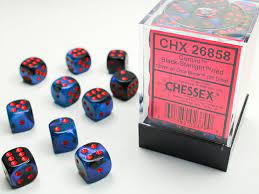 Chessex Gemini 12mm D6 36ct Dice Set