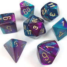 Chessex Gemini Polyhedral 7ct Dice Set