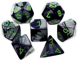 Chessex Gemini Polyhedral 7ct Dice Set
