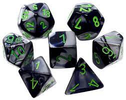 Chessex Gemini Polyhedral 7ct Dice Set