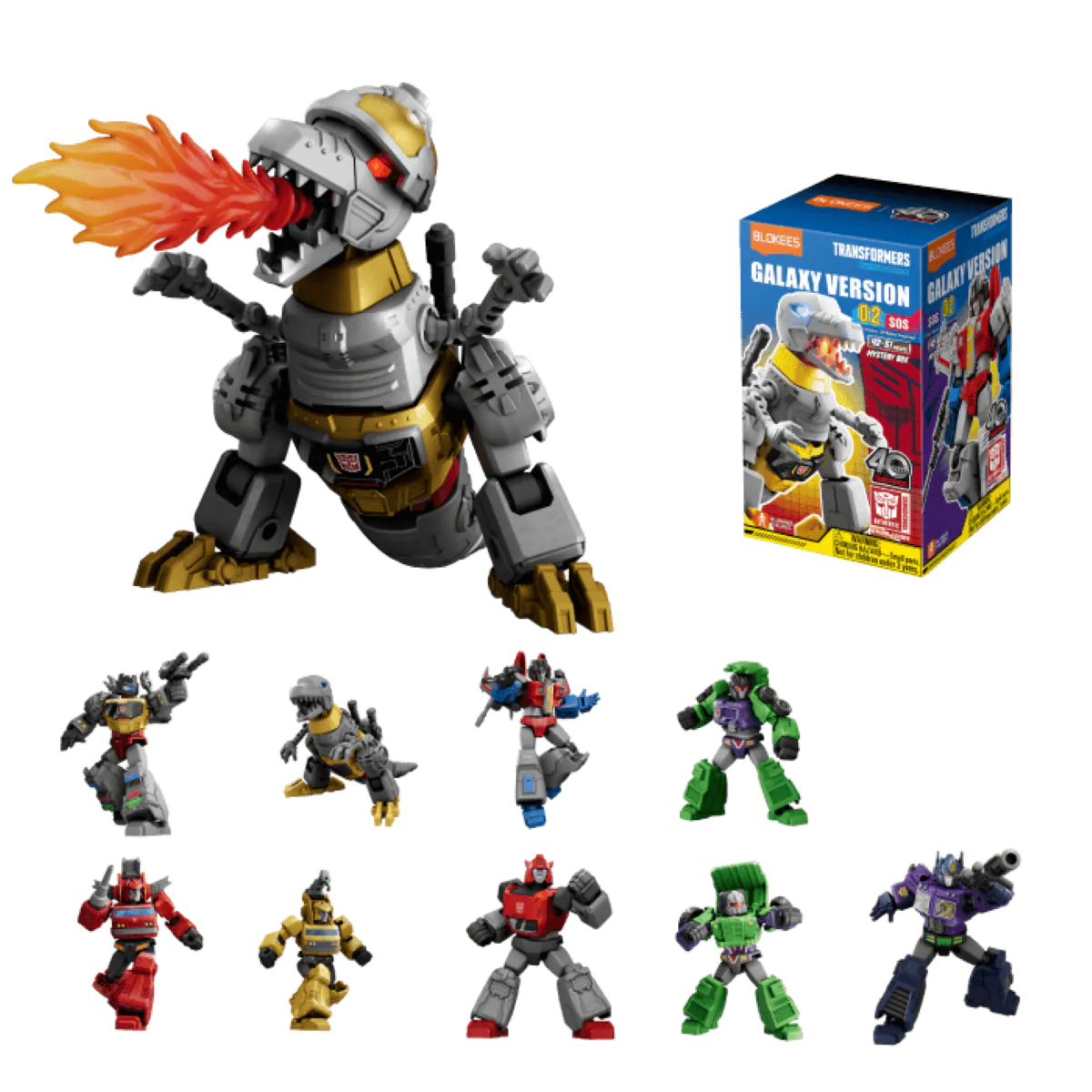 Blokees Transformers Galaxy 02 S.O.S. Version Blind Box