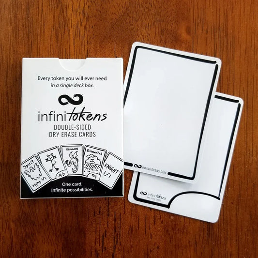 Infinitokens 25 Double Sided Dry Erase Cards