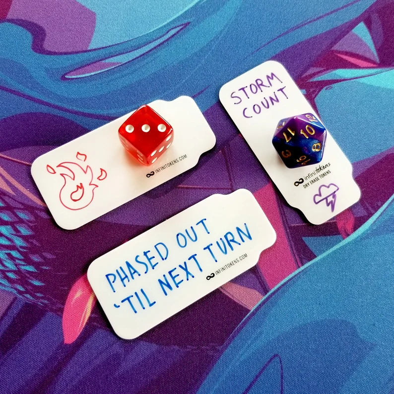 Infinitokens Wet/Dry Erase Tags - 10 Pack