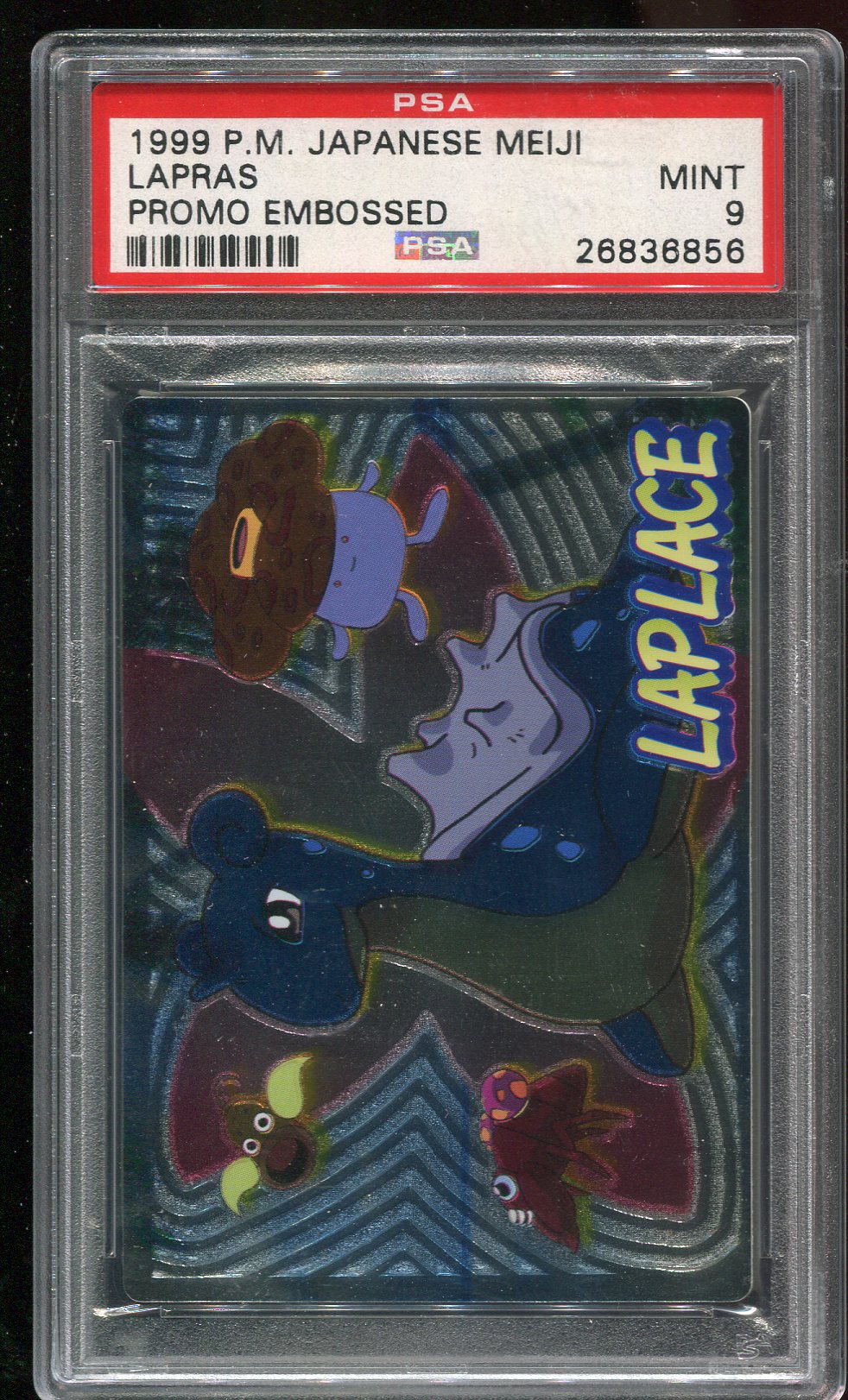 PSA 9 Lapras JAPANESE Meiji Promo Laplace promo Embossed