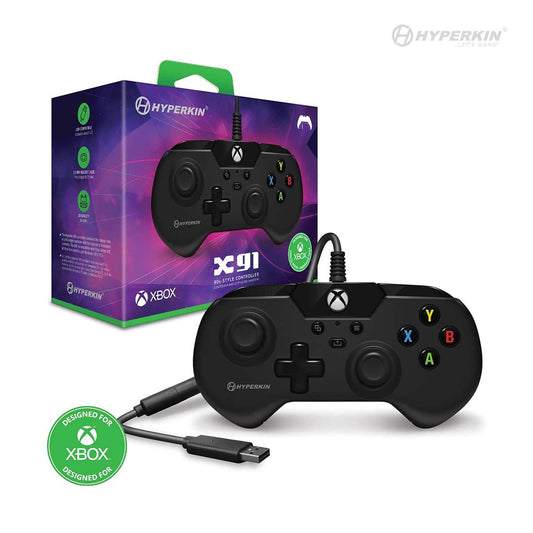 Hyperkin X91 Black Wired Controller