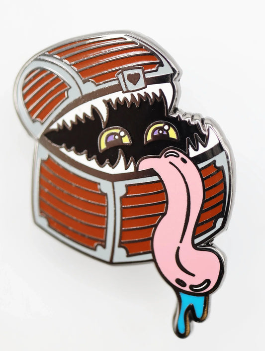 D&D Themed Enamel Pins - Mimic