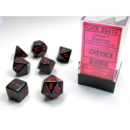 Chessex Opaque Polyhedral 7ct Dice Set