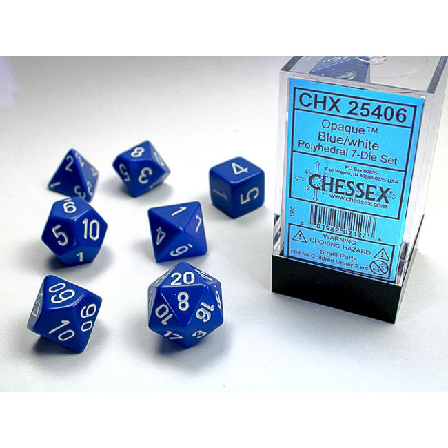 Chessex Opaque Polyhedral 7ct Dice Set