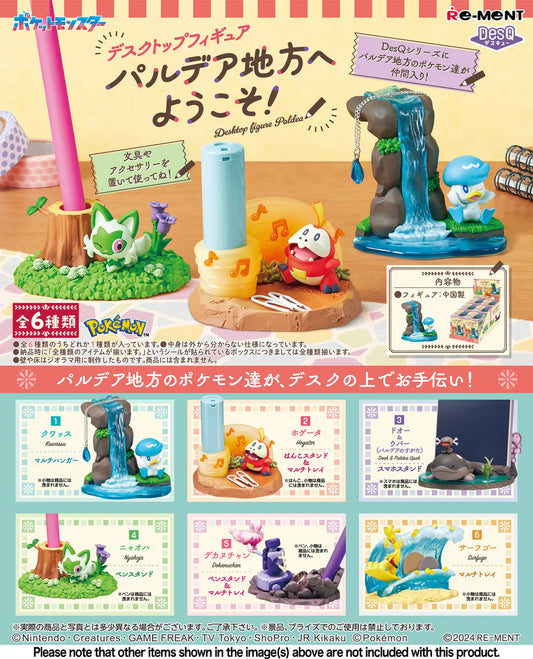 Re-Ment Pokemon DesQ Desktop Welcome to the Paldea Region! Blind Box