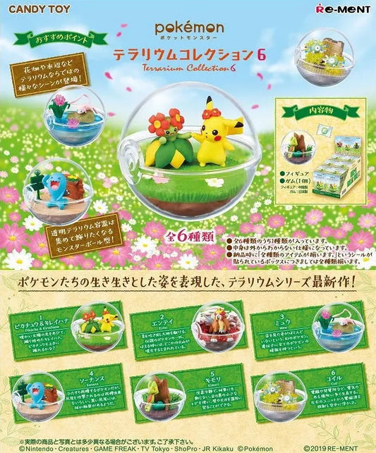 Re-ment Pokemon Terrarium 6 Blind Box