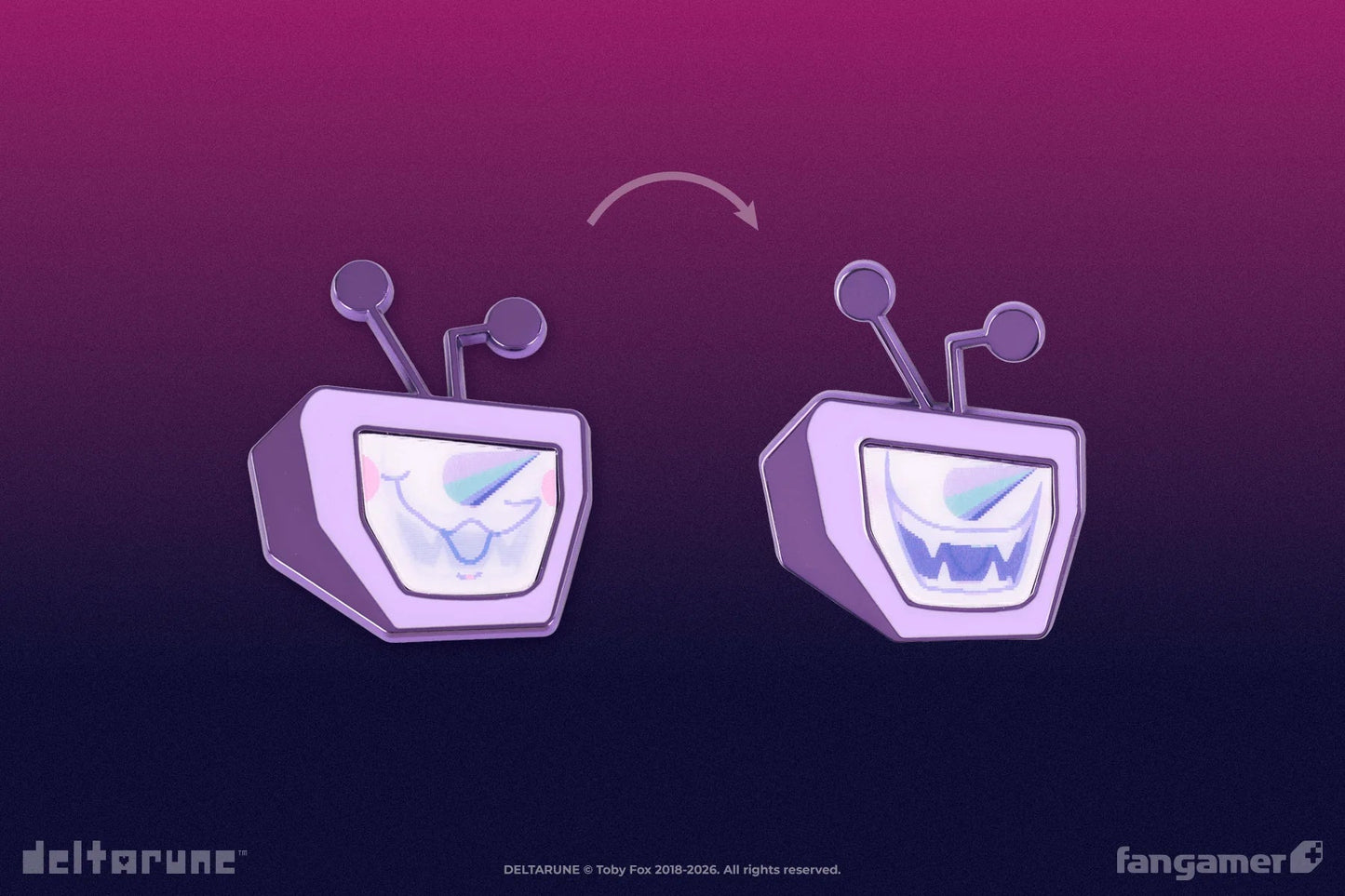 Fangamer Deltarune Mr. Tenna Lenticular Pin