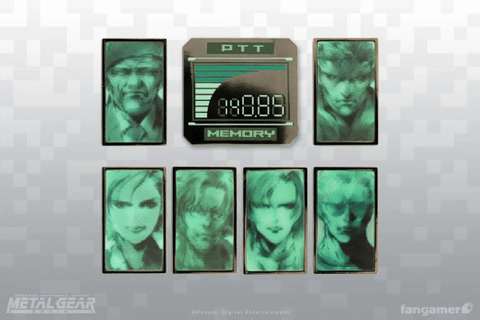 Fangamer Metal Gear Solid Codec Lenticular Pin Set