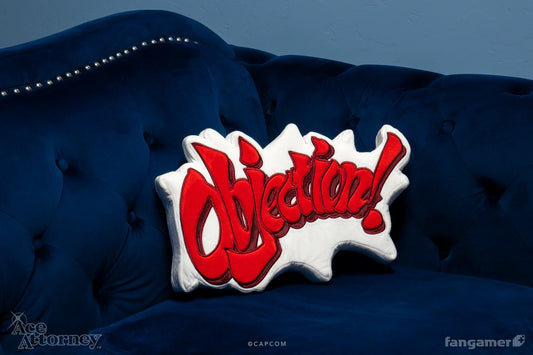 Fangamer Ace Attorney Objection! Pillow Plush