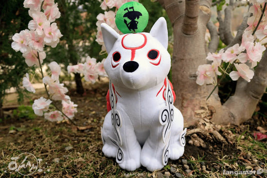 Fangamer Okami Amaterasu and Issun Plush