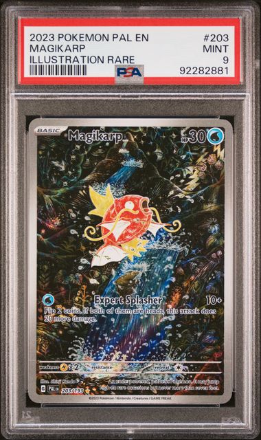 PSA 9 Magikarp 203/193 Paldea Evolved Illustration Rare