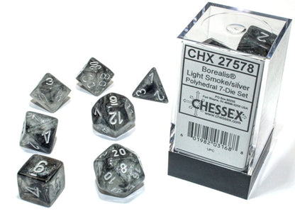 Chessex Borealis Polyhedral 7ct Dice Set