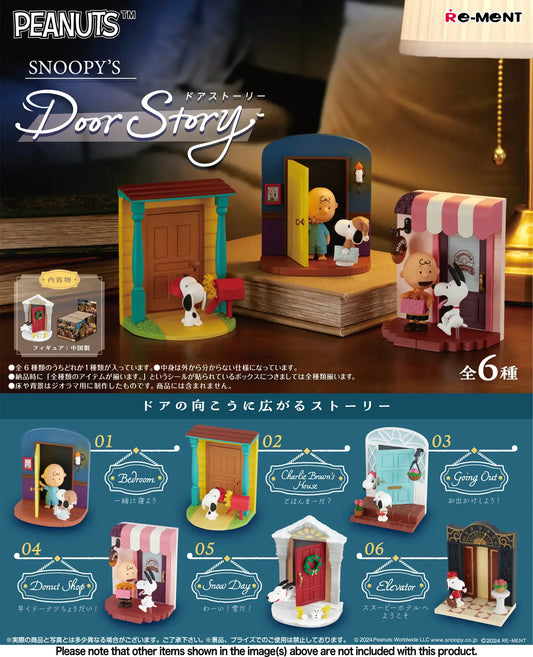 Re-ment Peanuts Snoopy's Door Story Blind Box