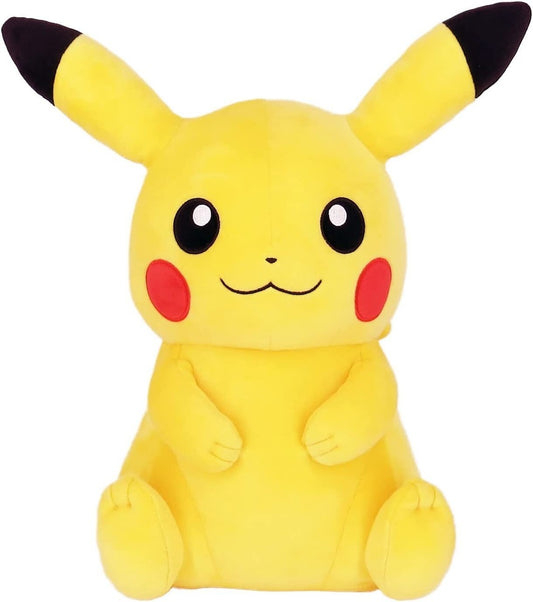 Sanei Pokemon PoteHagu Cushion Pikachu 14" Plush