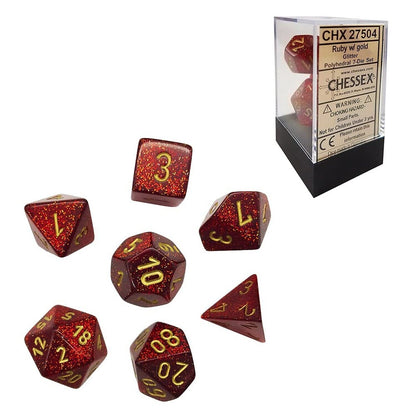 Chessex Gemini Polyhedral 7ct Dice Set