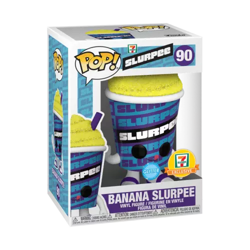 Funko Pop! Vinyl: 7-11 Slurpee - Banana Slurpee (Glitter) - 7-Eleven Slurpee (Exclusive) #90