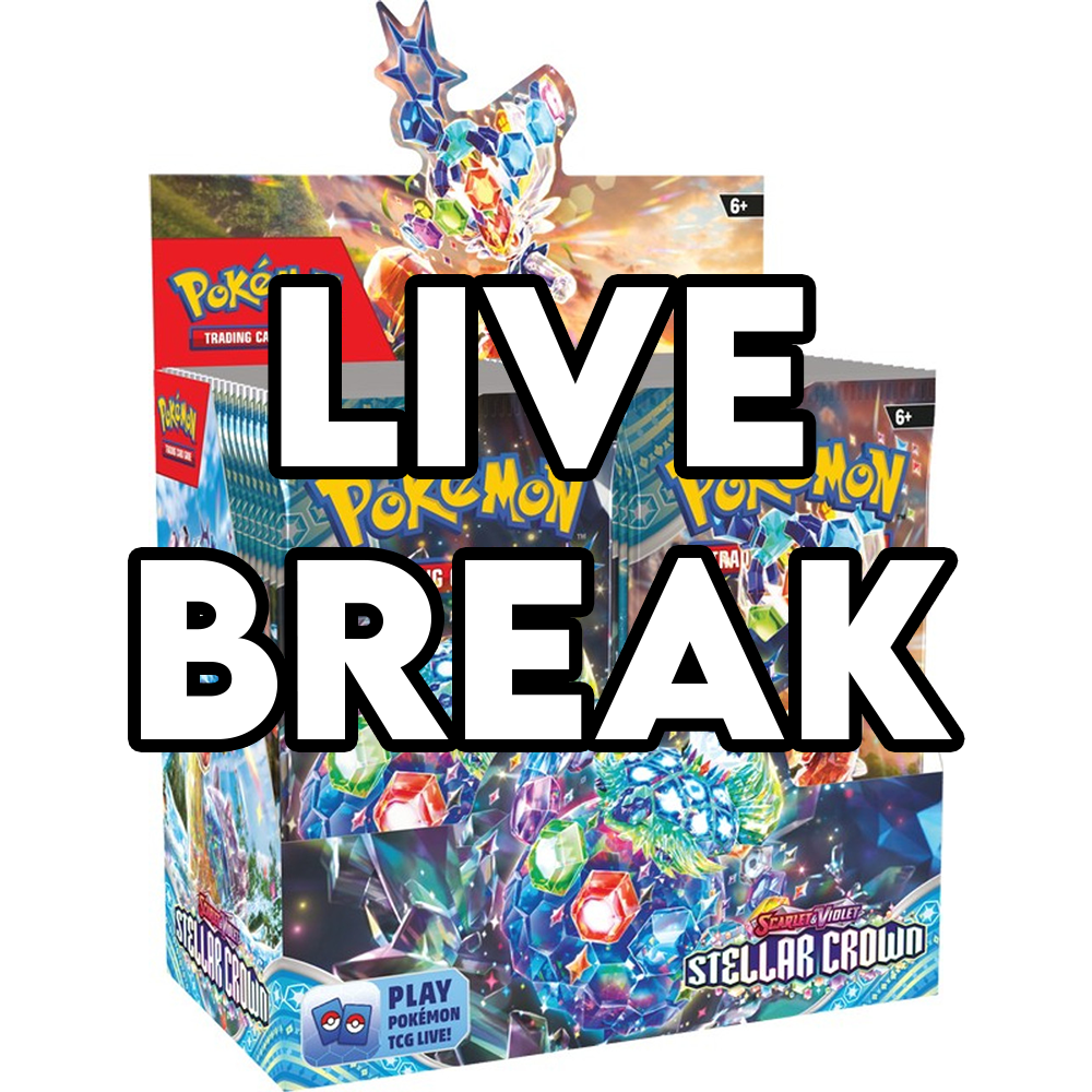 LIVE BREAK Pokemon Stellar Crown Booster Box