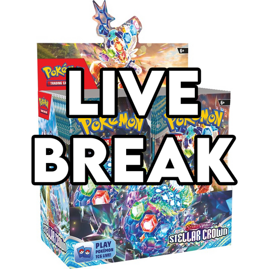 LIVE BREAK Pokemon Stellar Crown Booster Box