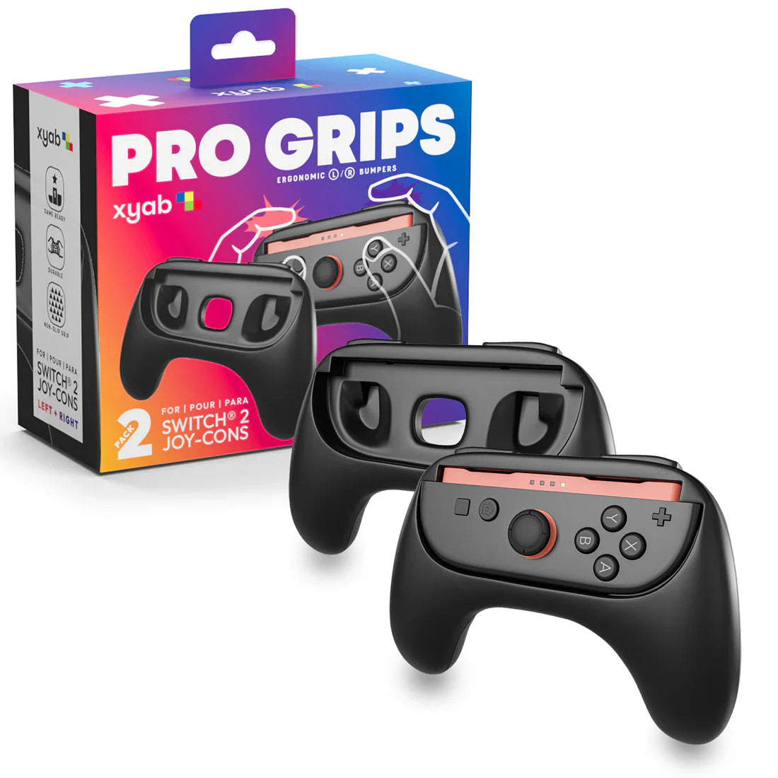 XYAB Switch 2 Pro Grips Controller