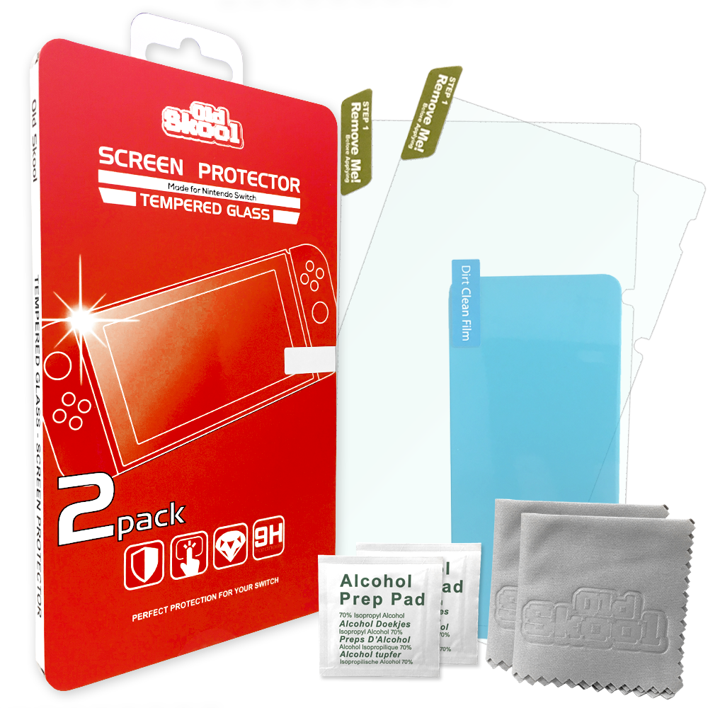 Old Skool Nintendo Switch Screen Protector (2 Pack)