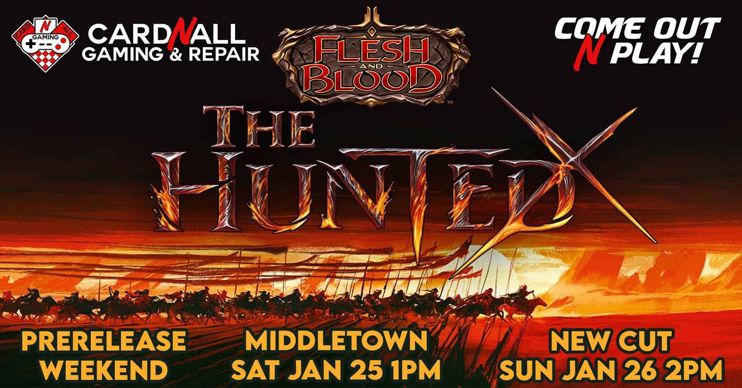 FAB The Hunted Prerelease Jan 25th at 1pm