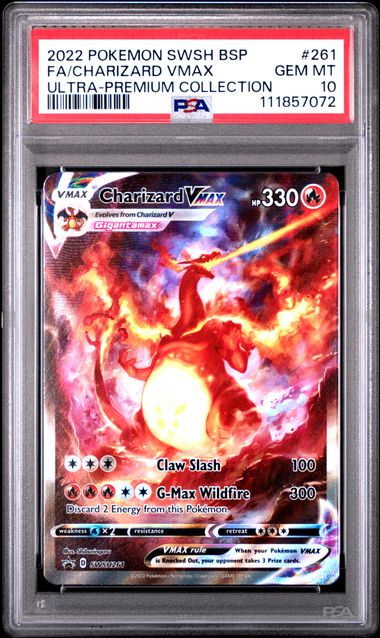 Charizard Vmax PSA 10 261 Sword & Shield Promo