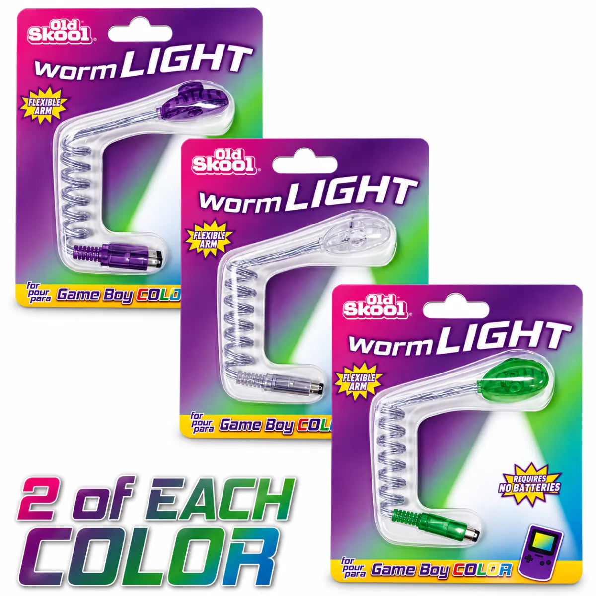 Old Skool Worm Light for Gameboy Advance